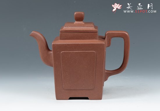 紫砂壶图片：四方开光 - 美壶网