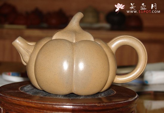 紫砂壶图片：南瓜壶 - 美壶网