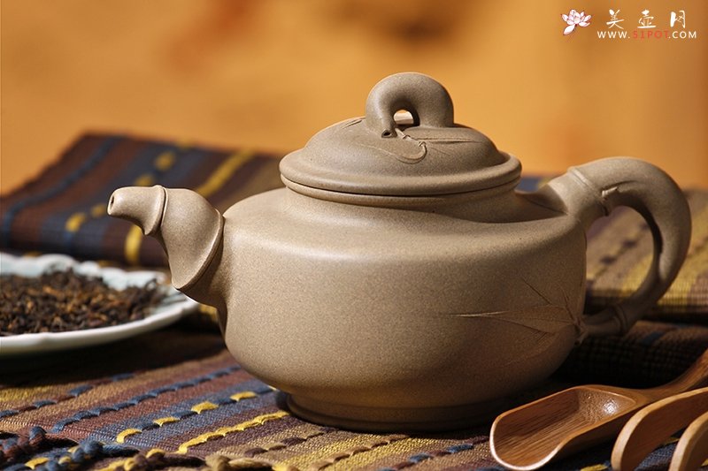 紫砂壶图片：竹缘 - 美壶网