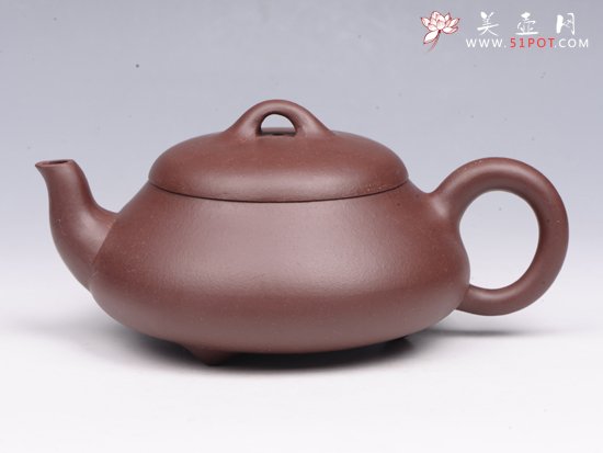 紫砂壶图片：三弯石瓢 - 美壶网