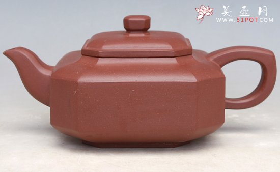 紫砂壶图片：四方侧角壶 - 美壶网