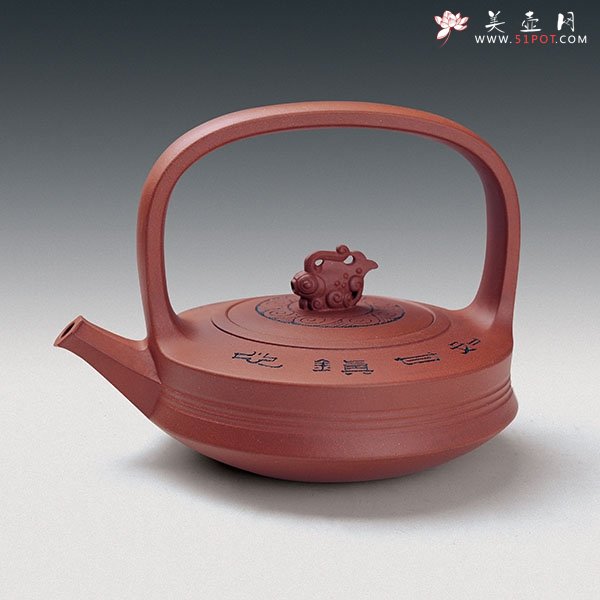 紫砂壶图片：年年有余壶 - 美壶网