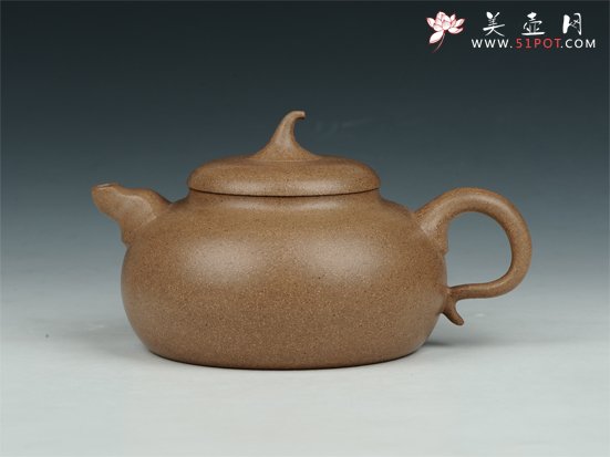 紫砂壶图片：段泥小品茄瓜 - 美壶网