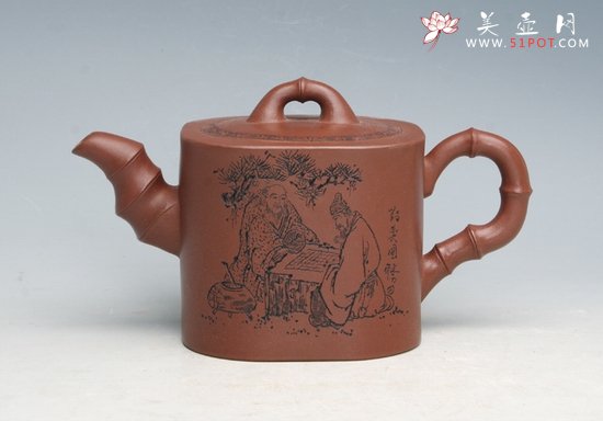 紫砂壶图片：高竹段 - 美壶网