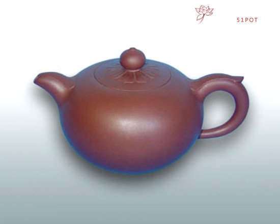 紫砂壶图片：凌花如意壶 - 美壶网