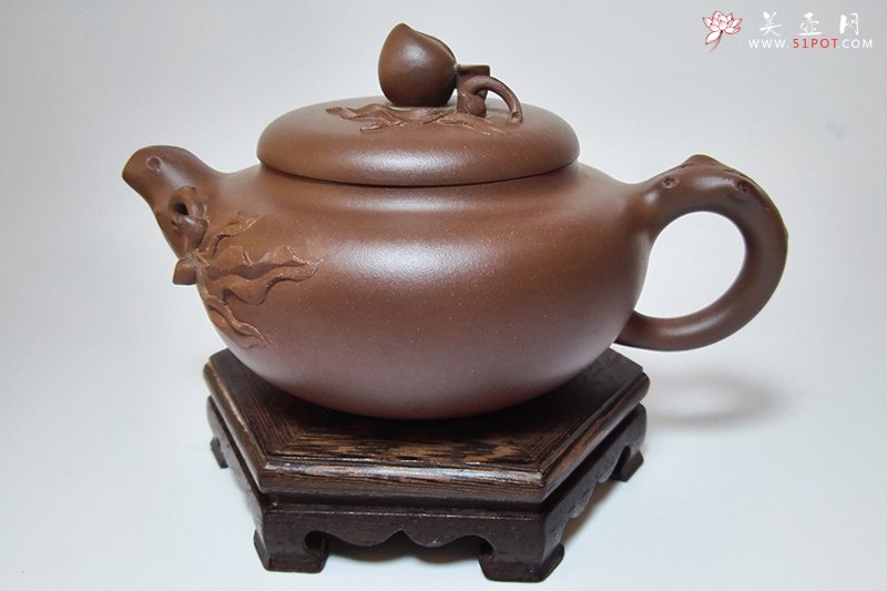 紫砂壶图片：寿桃 - 美壶网