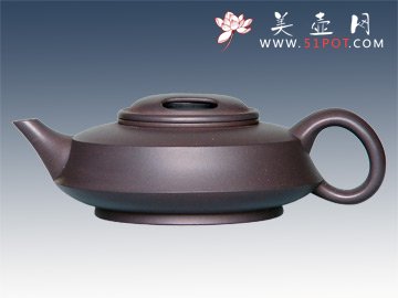 紫砂壶图片：扁牛 - 美壶网