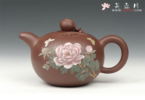 紫砂壶图片：富贵荣华 - 美壶网
