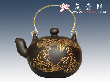 紫砂壶图片：一粒珠 - 美壶网