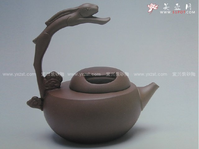 紫砂壶图片：奔月壶 - 美壶网