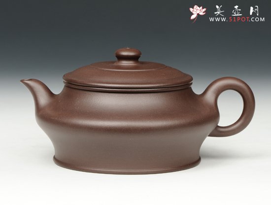 紫砂壶图片：大口虚扁 - 美壶网