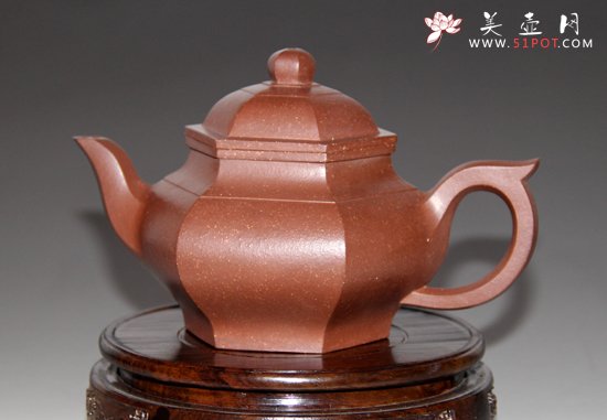 紫砂壶图片：六方宫灯 - 美壶网