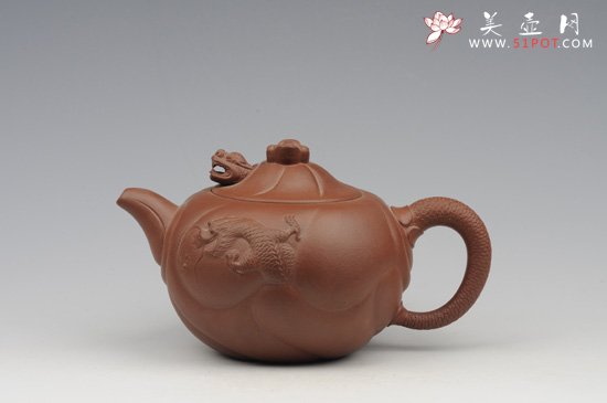 紫砂壶图片：鱼化龙 - 美壶网