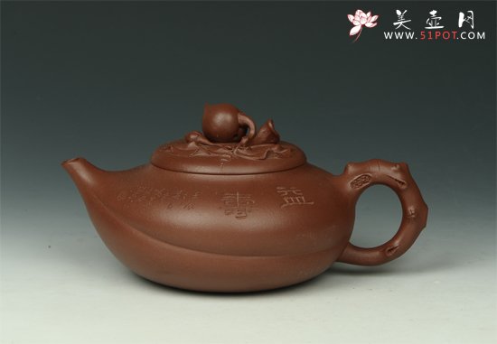 紫砂壶图片：献寿 - 美壶网