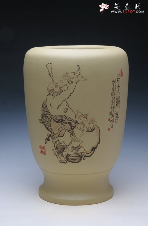 紫砂壶图片：宫灯（皆大欢喜） - 美壶网