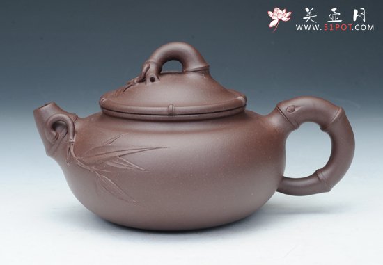 紫砂壶图片：道洪竹节 - 美壶网