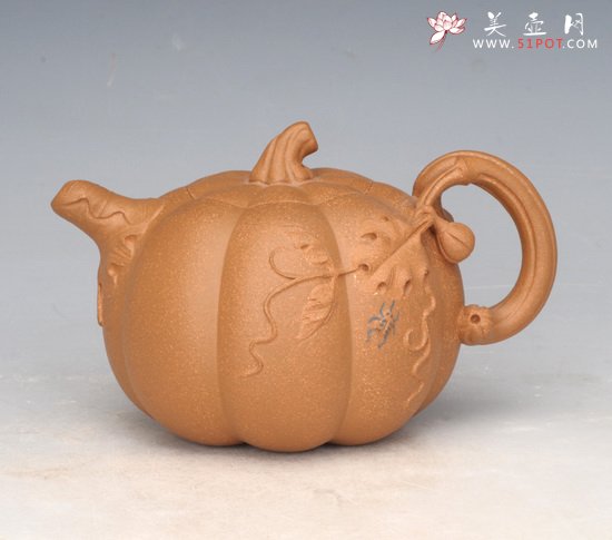 紫砂壶图片：南瓜壶 - 美壶网