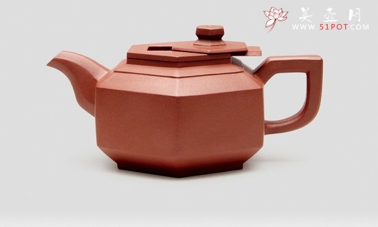 紫砂壶图片：六方抽盖 - 美壶网