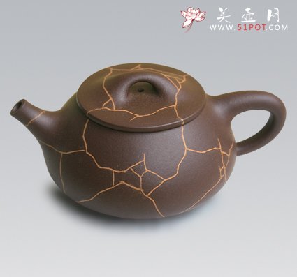 紫砂壶图片：冰山石瓢二 - 美壶网