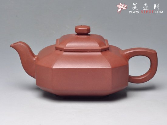 紫砂壶图片：八福临门 拼紫泥 280cc - 美壶网