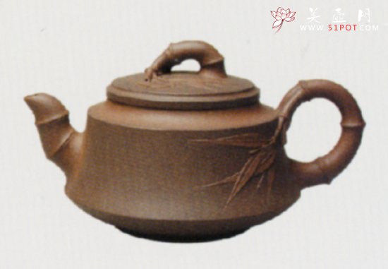 紫砂壶图片：楚柱壶 - 美壶网