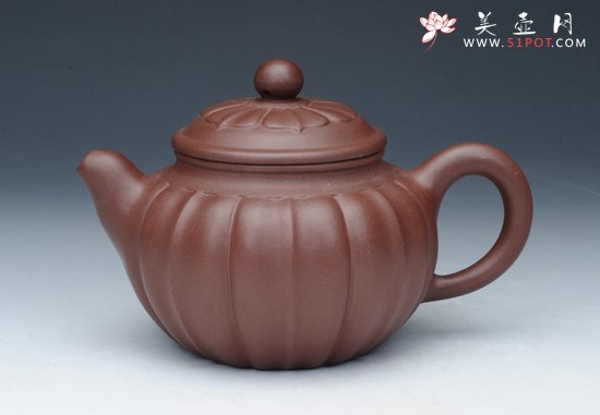 紫砂壶图片：葵仿古 清水泥 - 美壶网