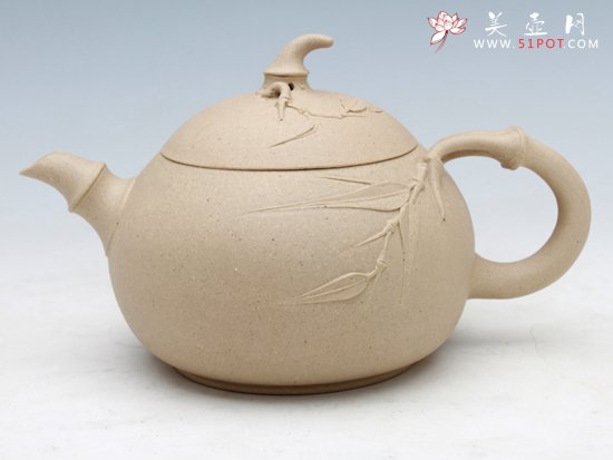 紫砂壶图片：贵妃竹  段泥  ... - 美壶网