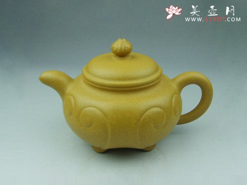 紫砂壶图片：四足如意 - 美壶网