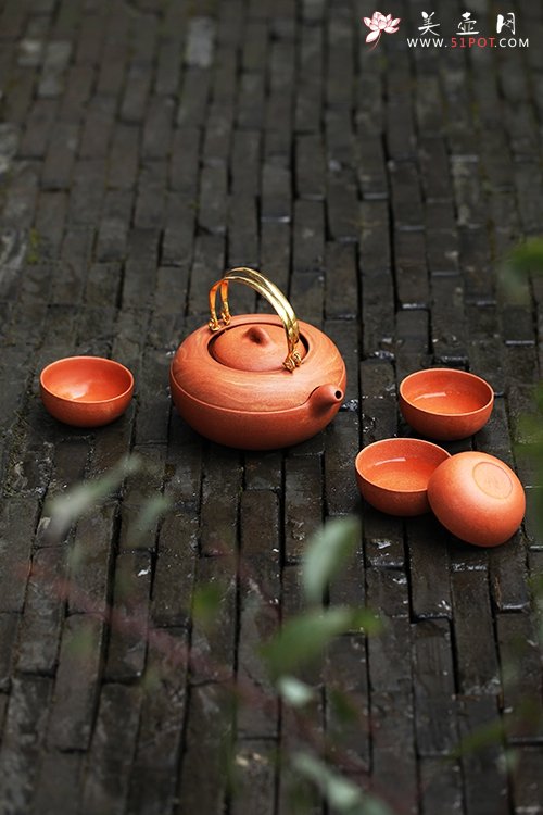 紫砂壶图片：博爱组壶 - 美壶网