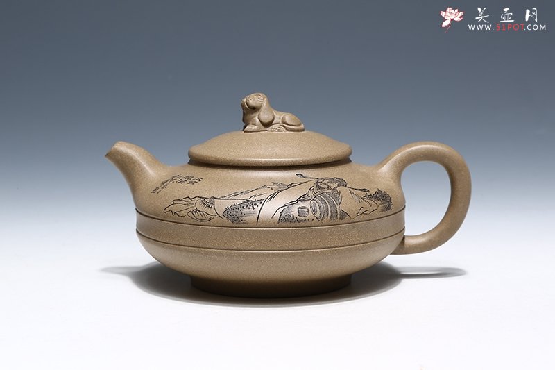 紫砂壶图片：醉里神思 - 美壶网