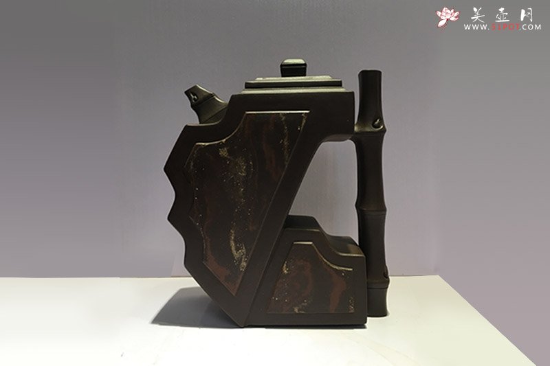 紫砂壶图片：竹石 - 美壶网