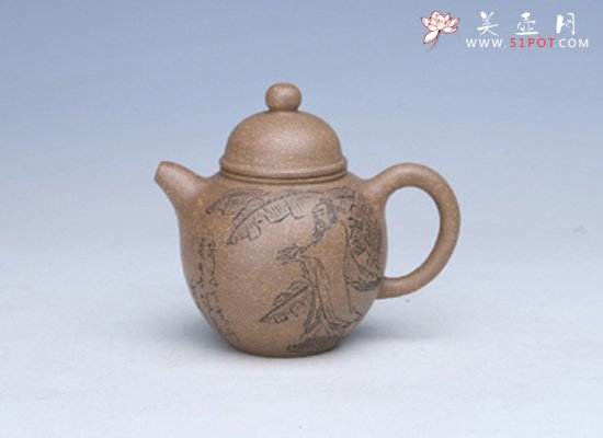 紫砂壶图片：朱砂壶 - 美壶网