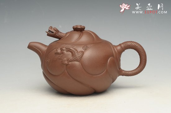 紫砂壶图片：鱼化龙 - 美壶网