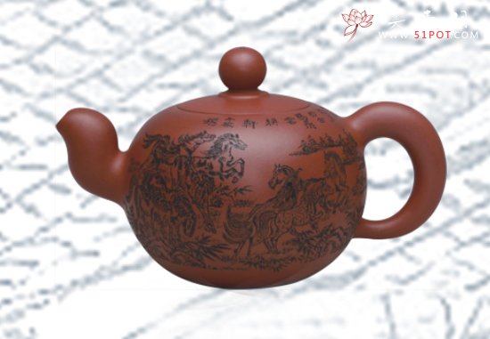 紫砂壶图片：一粒珠 - 美壶网