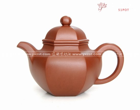 紫砂壶图片：六方掇球<周寅福> - 美壶网