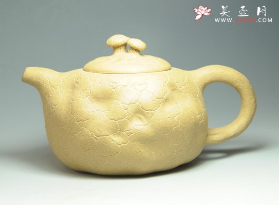 紫砂壶图片：灵芝供春 - 美壶网