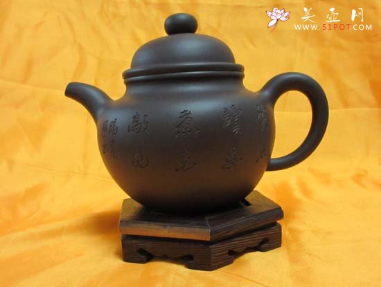 紫砂壶图片：汉棠掇球 - 美壶网