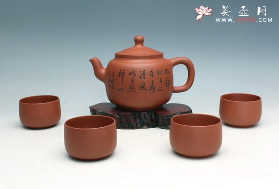 紫砂壶图片：墨林茶具 - 美壶网