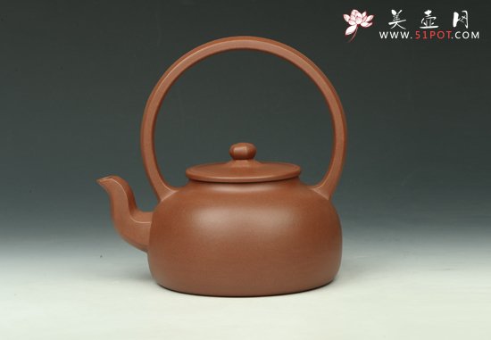 紫砂壶图片：大彬提梁 - 美壶网