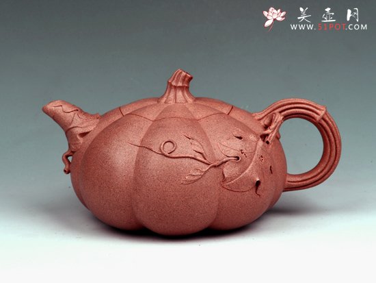 紫砂壶图片：南瓜壶 - 美壶网