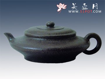 紫砂壶图片：书扁壶 - 美壶网