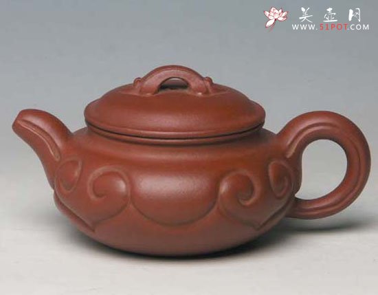 紫砂壶图片：小仿古如意壶 - 美壶网