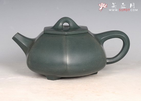 紫砂壶图片：六方石瓢 - 美壶网