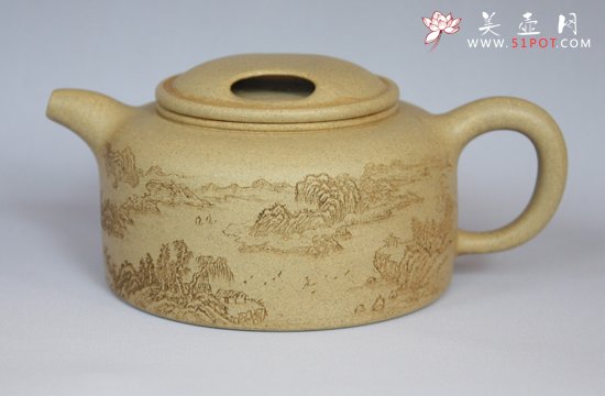 紫砂壶图片：牛盖莲子 - 美壶网