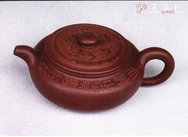 紫砂壶图片：扁腹壶 - 美壶网