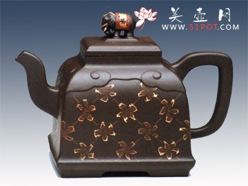 紫砂壶图片：吉祥如意 - 美壶网