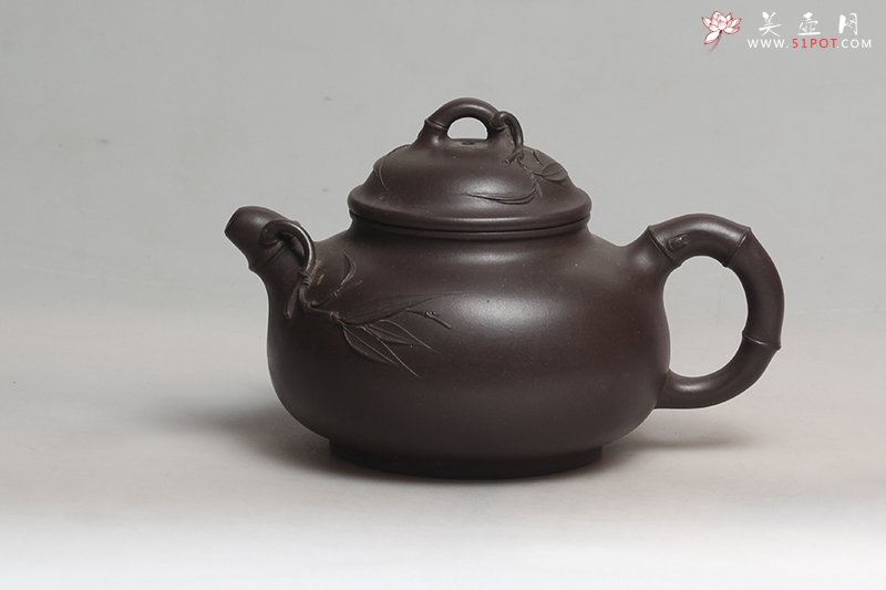 紫砂壶图片：佛心竹 - 美壶网