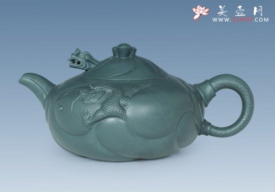 紫砂壶图片：鱼化龙 - 美壶网