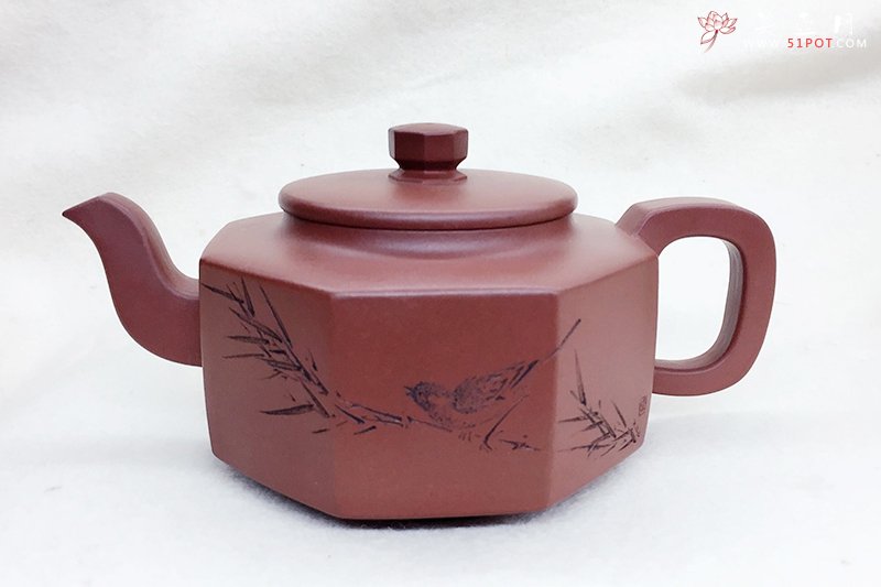 紫砂壶图片：清风八面 - 美壶网