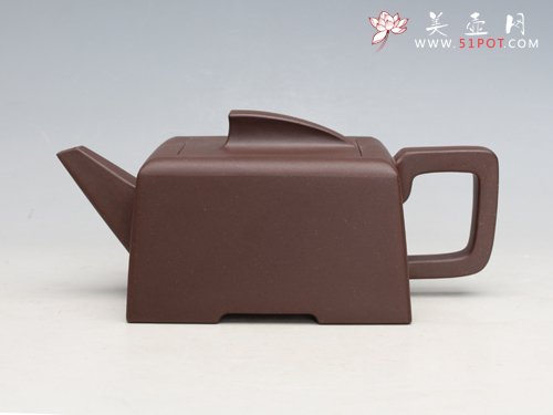 紫砂壶图片：逸方 泥料：拼紫泥 - 美壶网